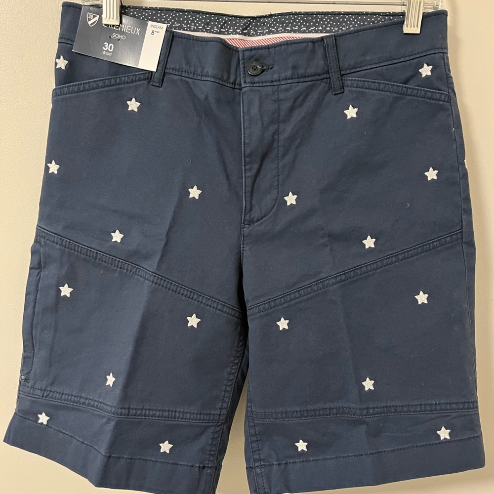 Star Patterned Blue Pants - Picture 2 of 5